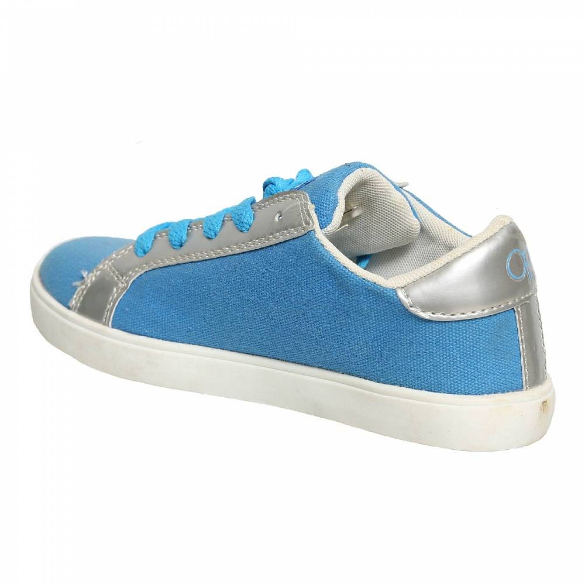 OP KIDS CALZADO INFA CYAN/SILVER 13..............