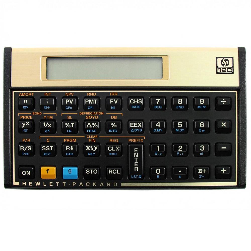 HP CALCULADORA 12C FINANCEIRA PORT/ESP GOLD