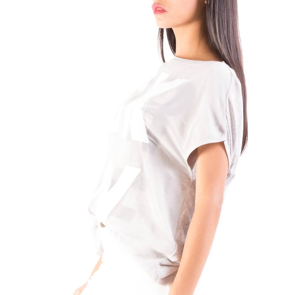 CK CAMISETA DAMA LIGHT GREY XS....................