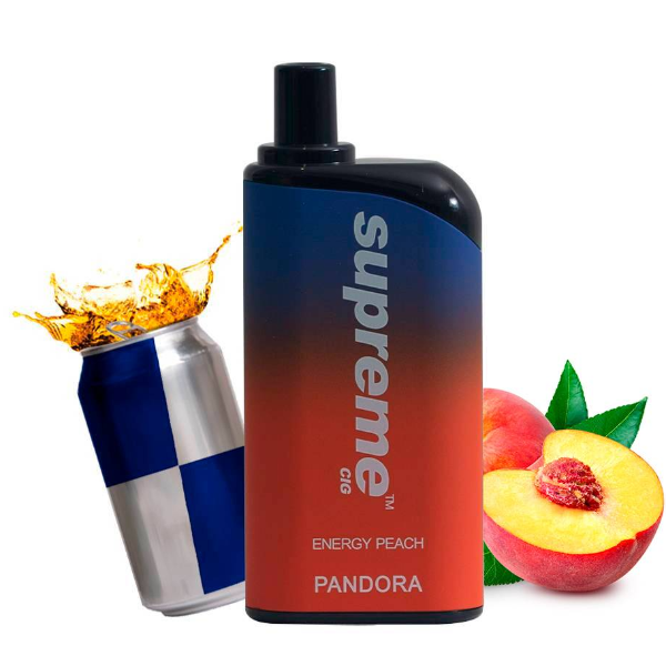 VAPER SUPREME PANDORA 5500 PUFF ENERGY PEACH