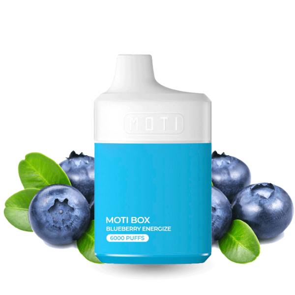 VAPER MOTI MBOX 6000 PUFF BLUEBERRY ENERGIZE