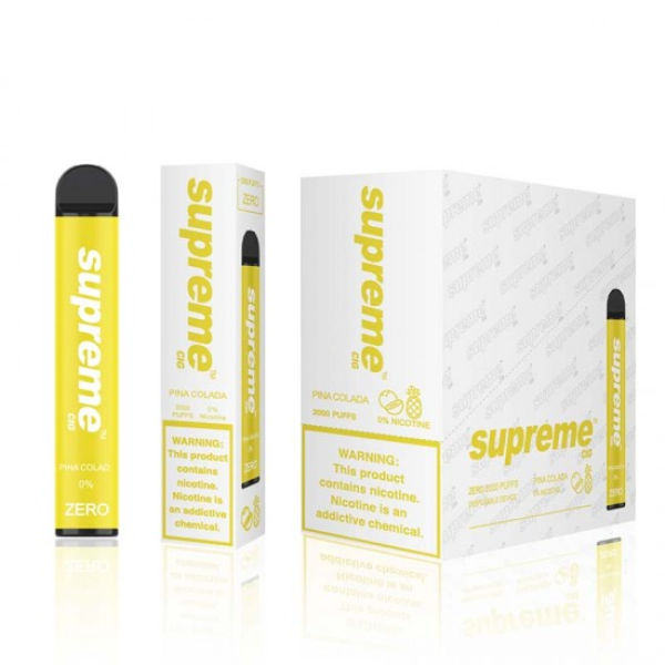 VAPER SUPREME MAX ZERO 2000 PUFF PINA COLADA