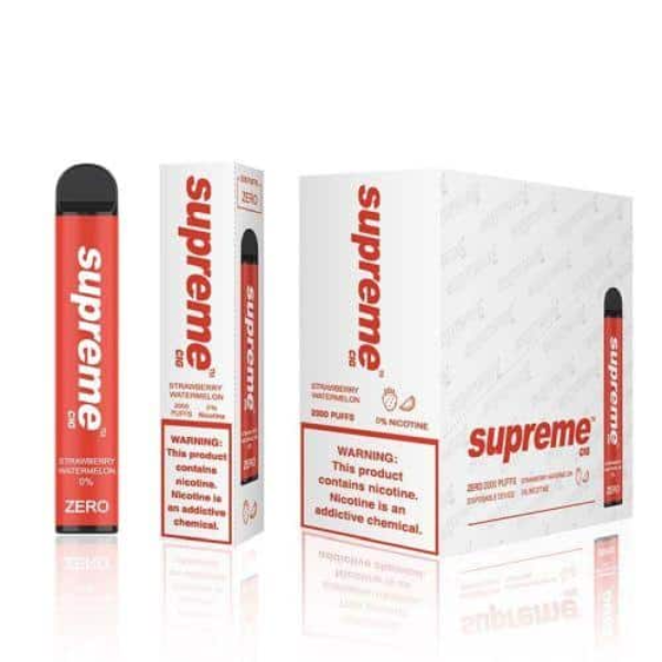 VAPER SUPREME MAX ZERO 2000 PUFF STRAWBERRY WATERMELON