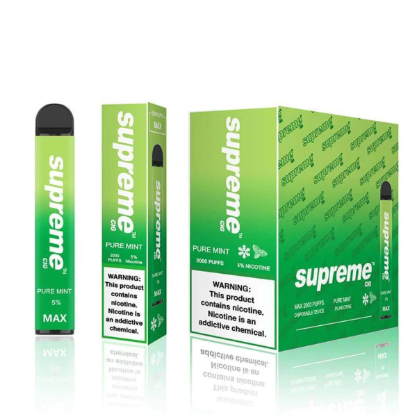 VAPER SUPREME MAX 2000 PUFF PURE MINT