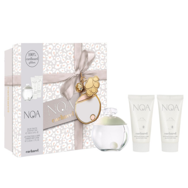 PERFUME CACHAREL NOA FEMININO EAU DE TOILETTE 100ML+BODY LOTION+BODY LOTION (KIT)