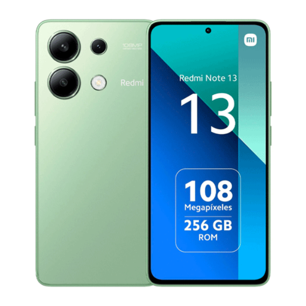 CELULAR XIAOMI REDMI NOTE 13 8 RAM /256GB 6.67" GREEN