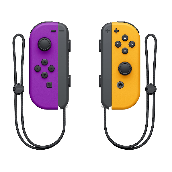 NINTENDO SWITCH JOY-CON - NEON PURPLE/ORANGE