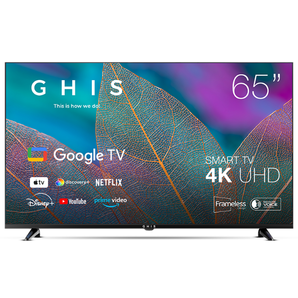 TV GHIS 65" LED SMART GH6500GTV 4K/UHD/BT