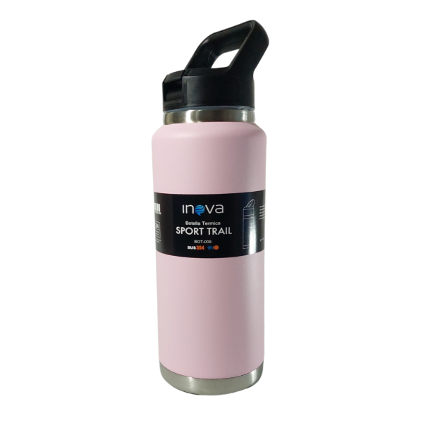 GARRAFA TÉRMICA INOVA BOT-009 1LT SPORT TRAIL LIGHT PINK