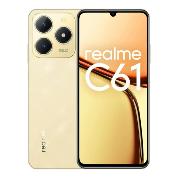 CELULAR REALME C61 RMX3930 4/128GB 6.74" GOLD ANATEL