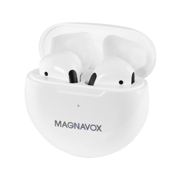 FONE DE OUVIDO MAGNAVOX EARBUDS MBH4122-MO BT BRANCO