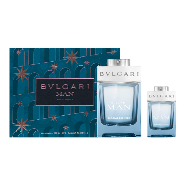 PERFUME BVLGARI MAN GLACIAL ESSENCE EDP 100ML+15ML KIT