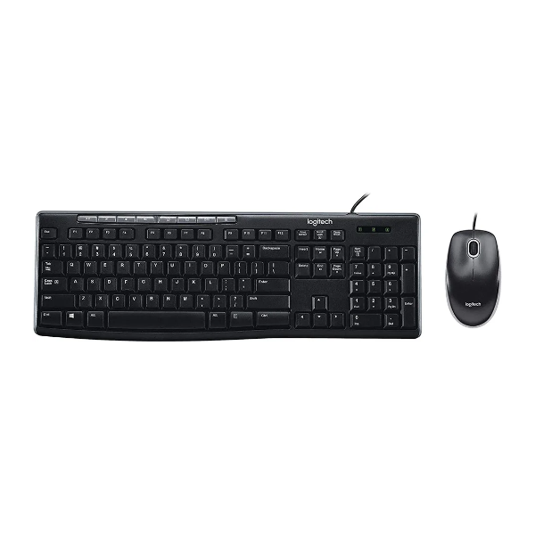 KIT MOUSE E TECLADO LOGITECH USB MK200 INGLES