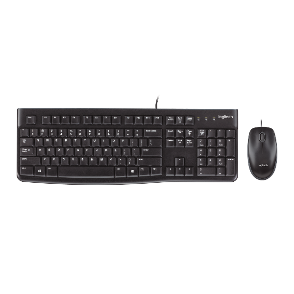 KIT MOUSE E TECLADO LOGITECH USB MK120 INGLES