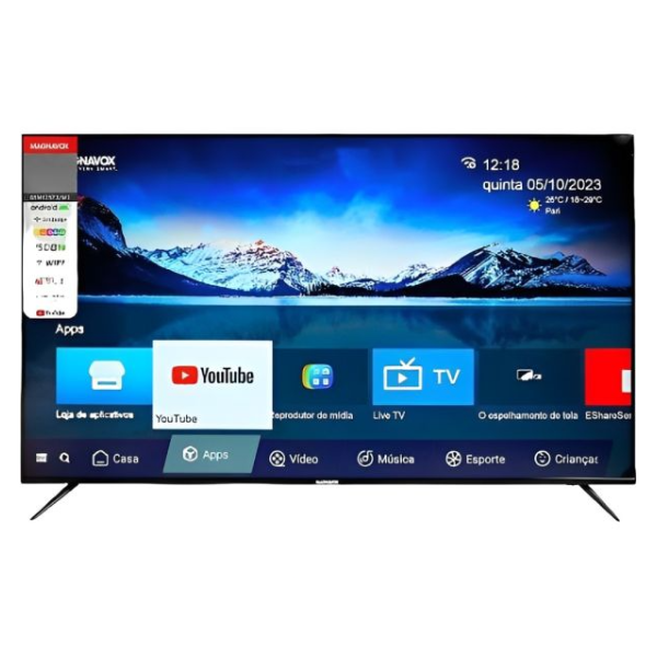 TV MAGNAVOX 50" LED SMART 50MEZ573/M1 4K/AND12 2V