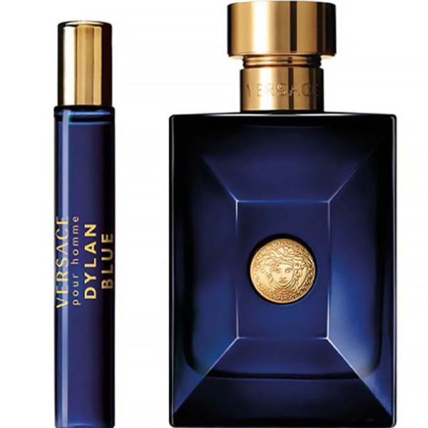 PERFUME VERSACE POUR HOMME DYLAN BLUE MASCULINO EDT 100ML+10 KIT