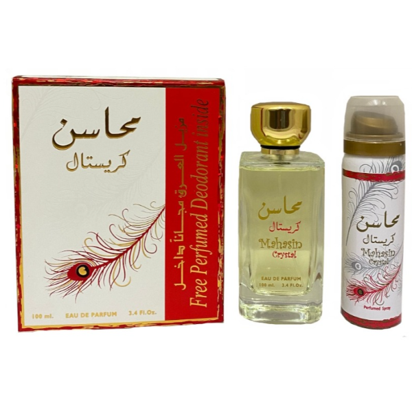 PERFUME LATTAFA MAHASIN CRYSTAL UNISSEX EDP 100ML